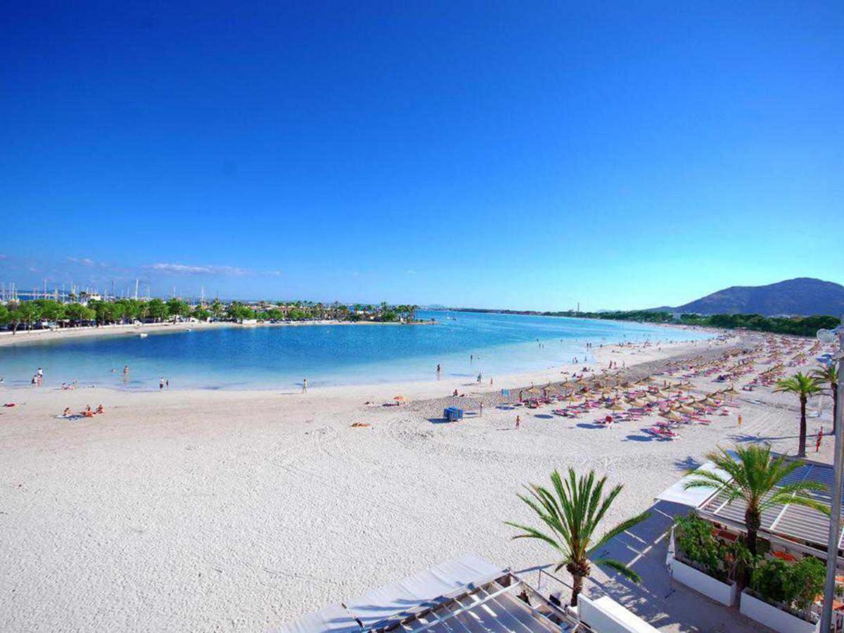 Apartamento Arcoiris, Con Piscina Y Junto A Playa De Alcudia Exterior foto
